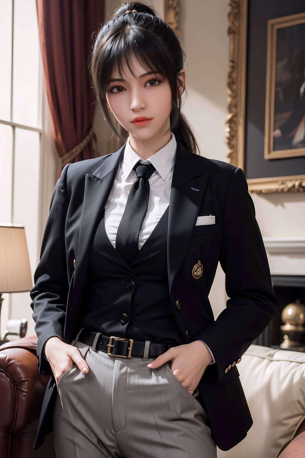 融入东方元素的国漫女主为你的安卓桌面注入无限活力！