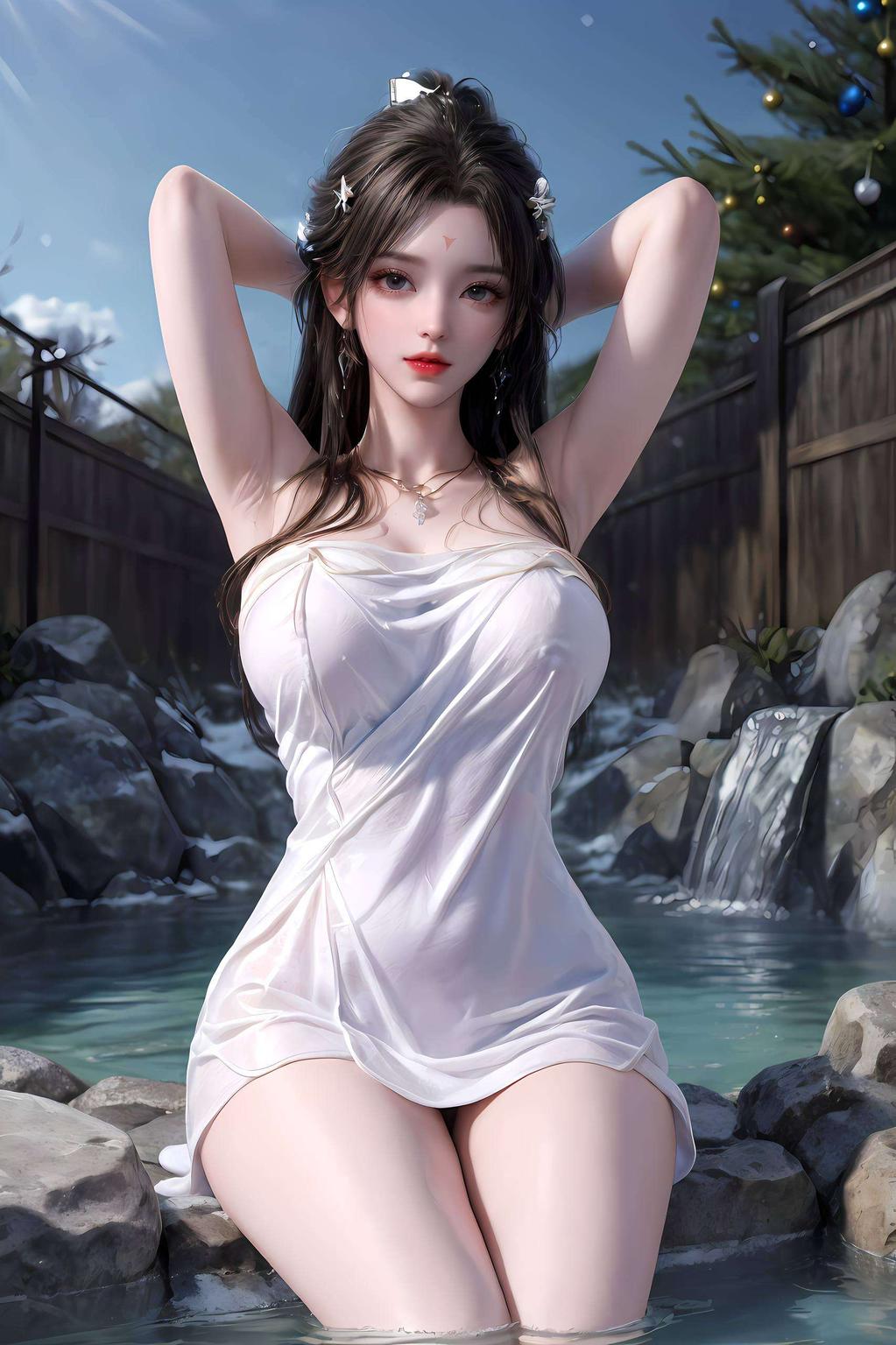 彰显出角色的灵动与优雅融合了国漫美女的独特魅力与现代iPad AI绘画的精细技艺