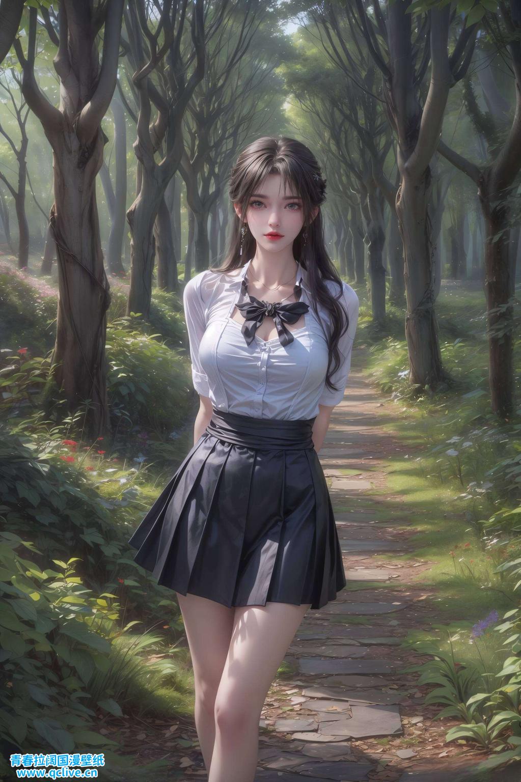 每一片花瓣都散发青春活力细腻如水的画风