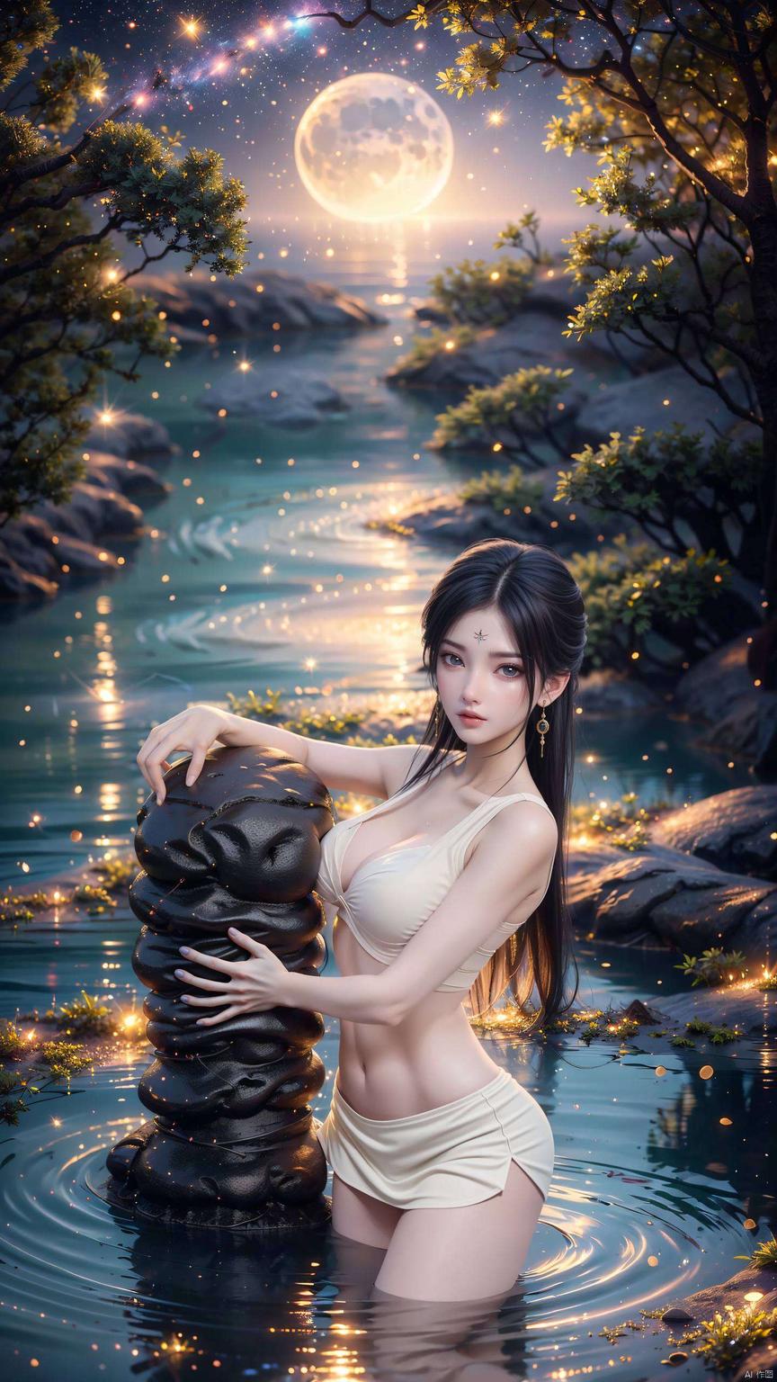 细腻笔触勾勒出她的灵动身姿清新的棋盘格交织间