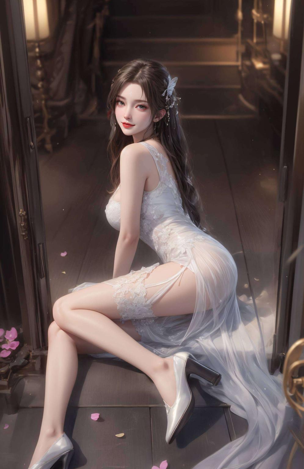 全屏AI绘画动作素材横屏展现