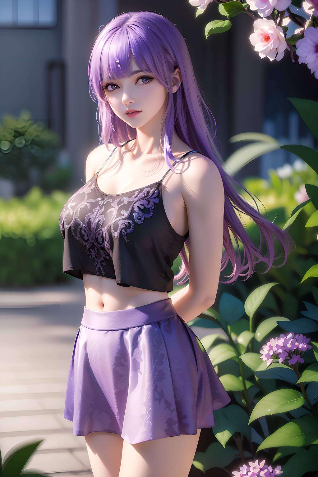 细腻的线条与金属光泽交织尽显国漫美女的独特魅力