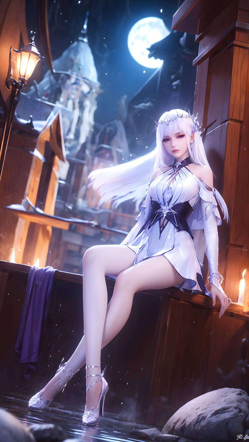 仿佛置身于梦幻的动漫世界用圣采儿高冷图壁纸