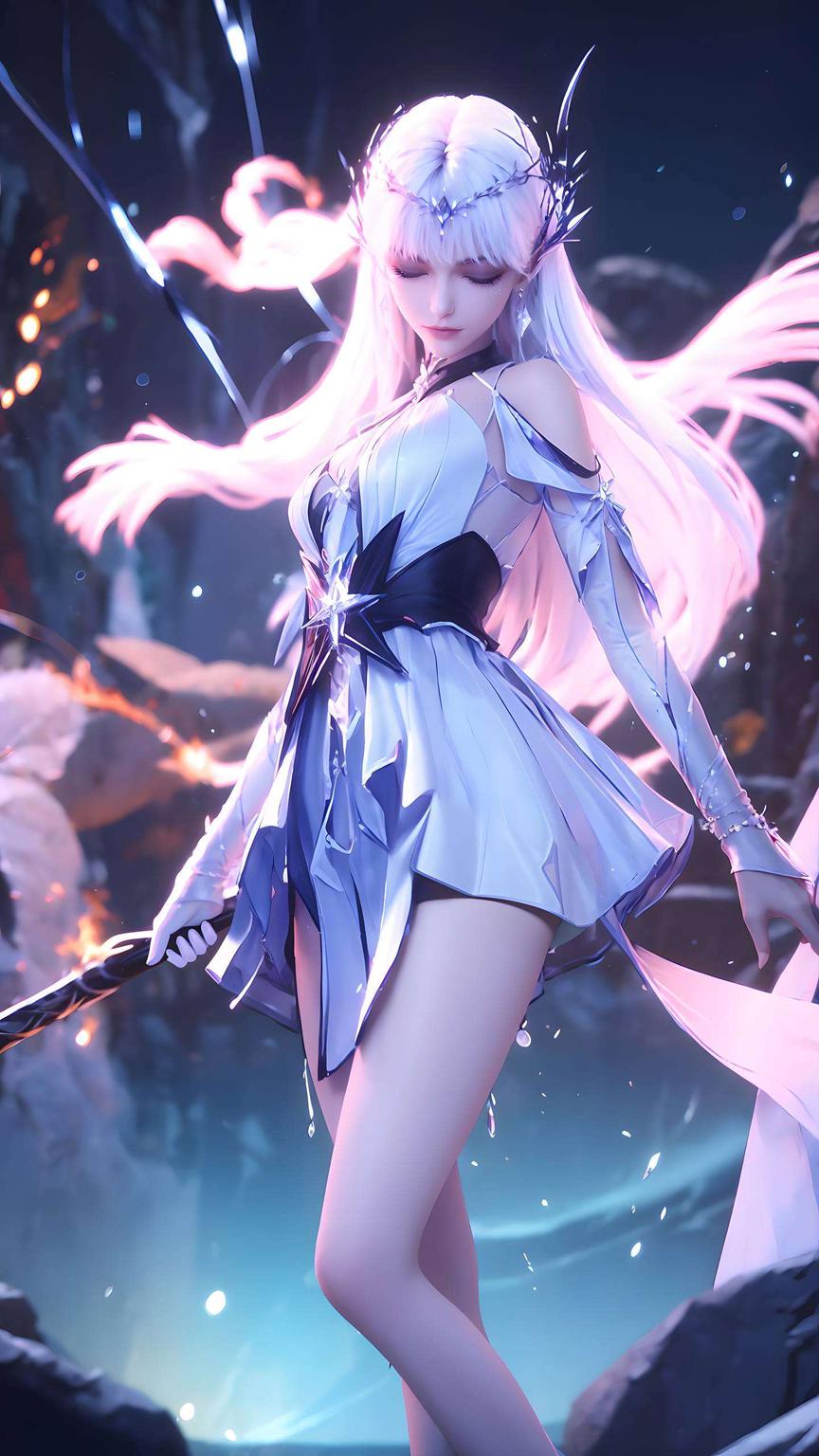 圣采儿壁纸仙气环绕