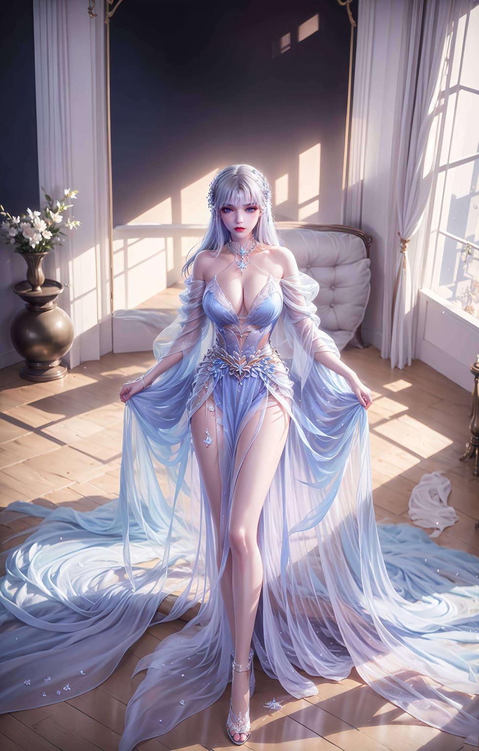 全屏AI绘画动作素材生动呈现沉浸在古香古色的世界