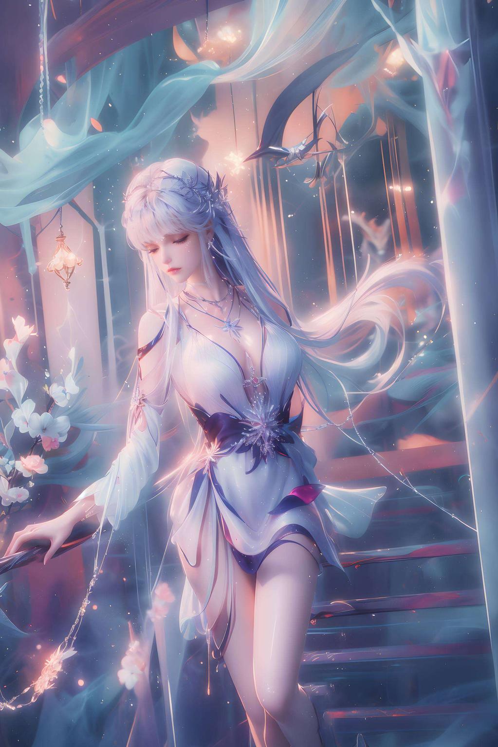 仿佛置身于梦幻般的动漫世界光彩夺目