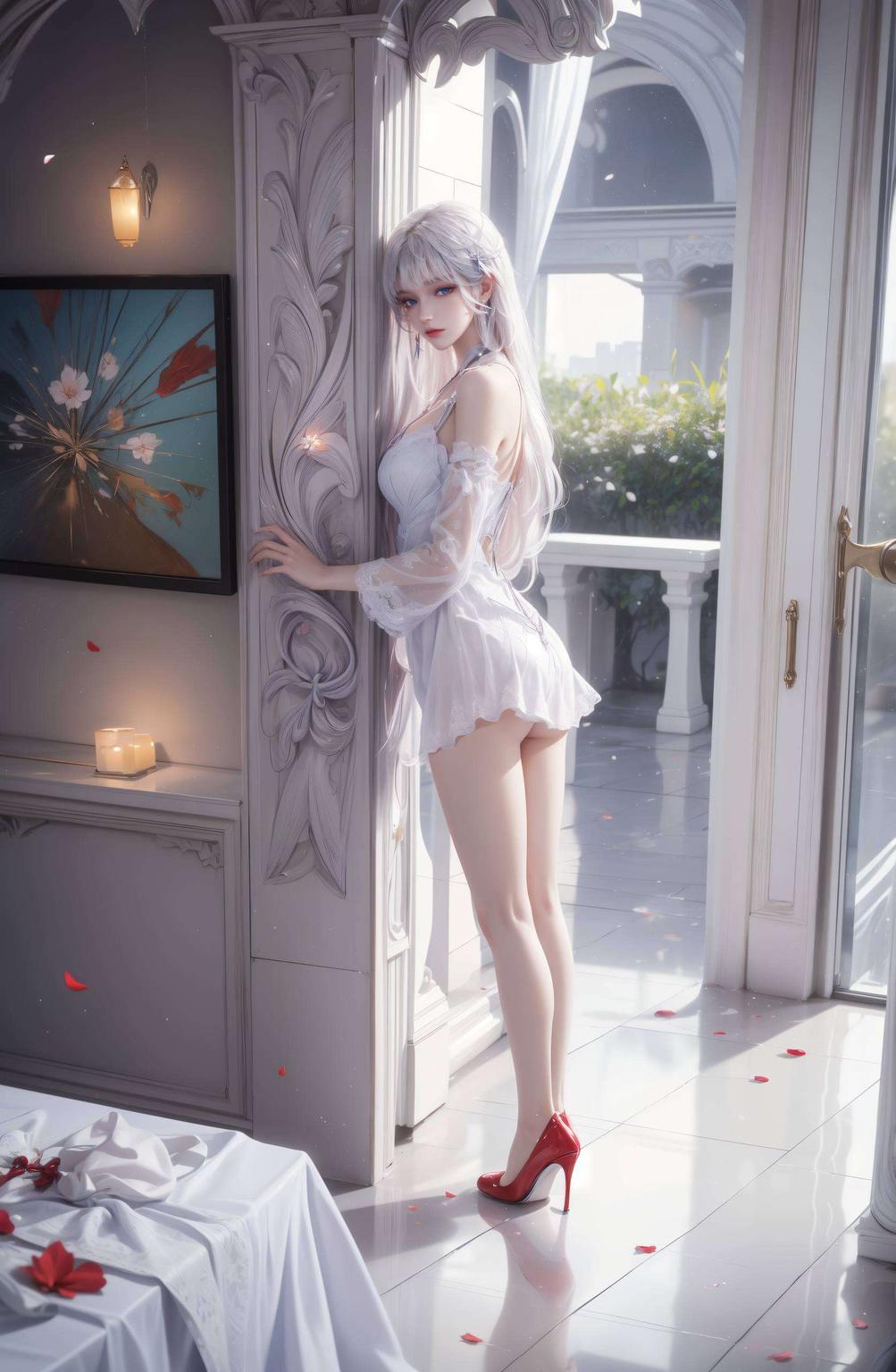 高清画质遇见浪漫婚纱的圣采儿