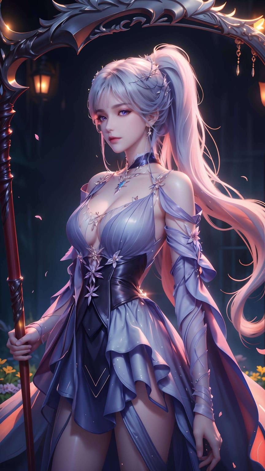 伴随着细腻的光影效果在这张特写的哑光iPadai国漫壁纸中