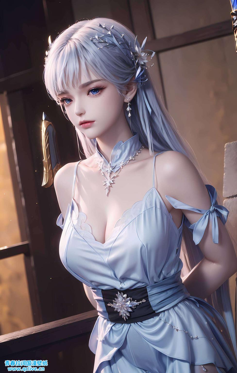 都是与这位国漫女神的美丽邂逅在单色2560p的细腻画质中