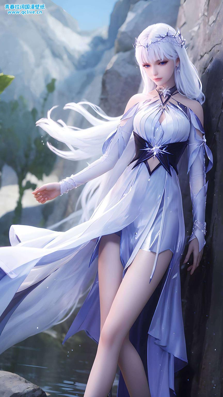 静态国漫女神圣采儿电脑壁纸以超清4K画质呈现