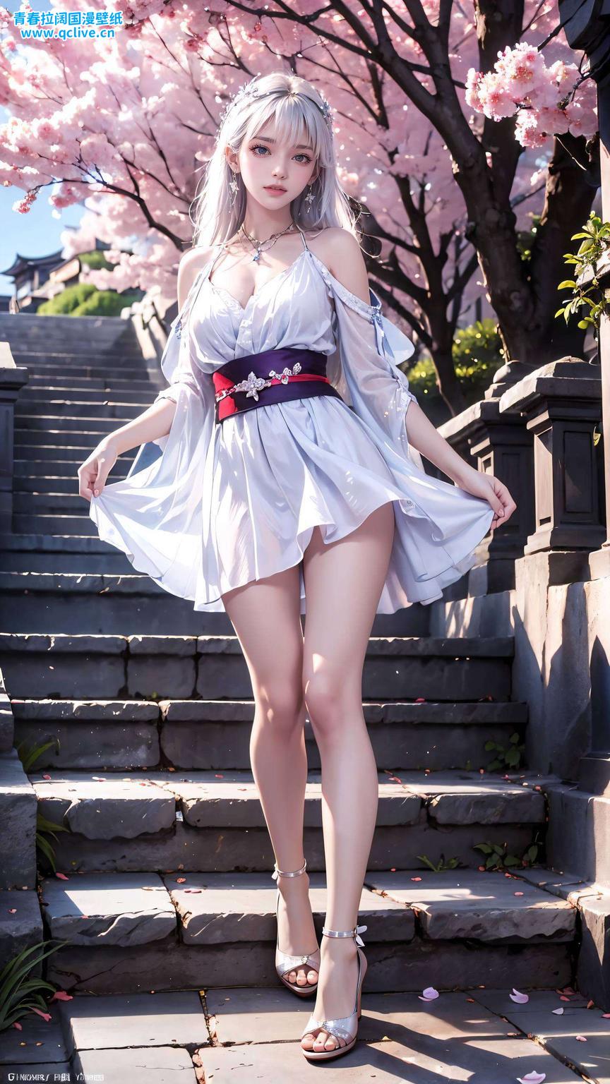 这款以圣采儿为主题的AI绘画角色素材带来高清全身壁纸动画的视觉盛宴