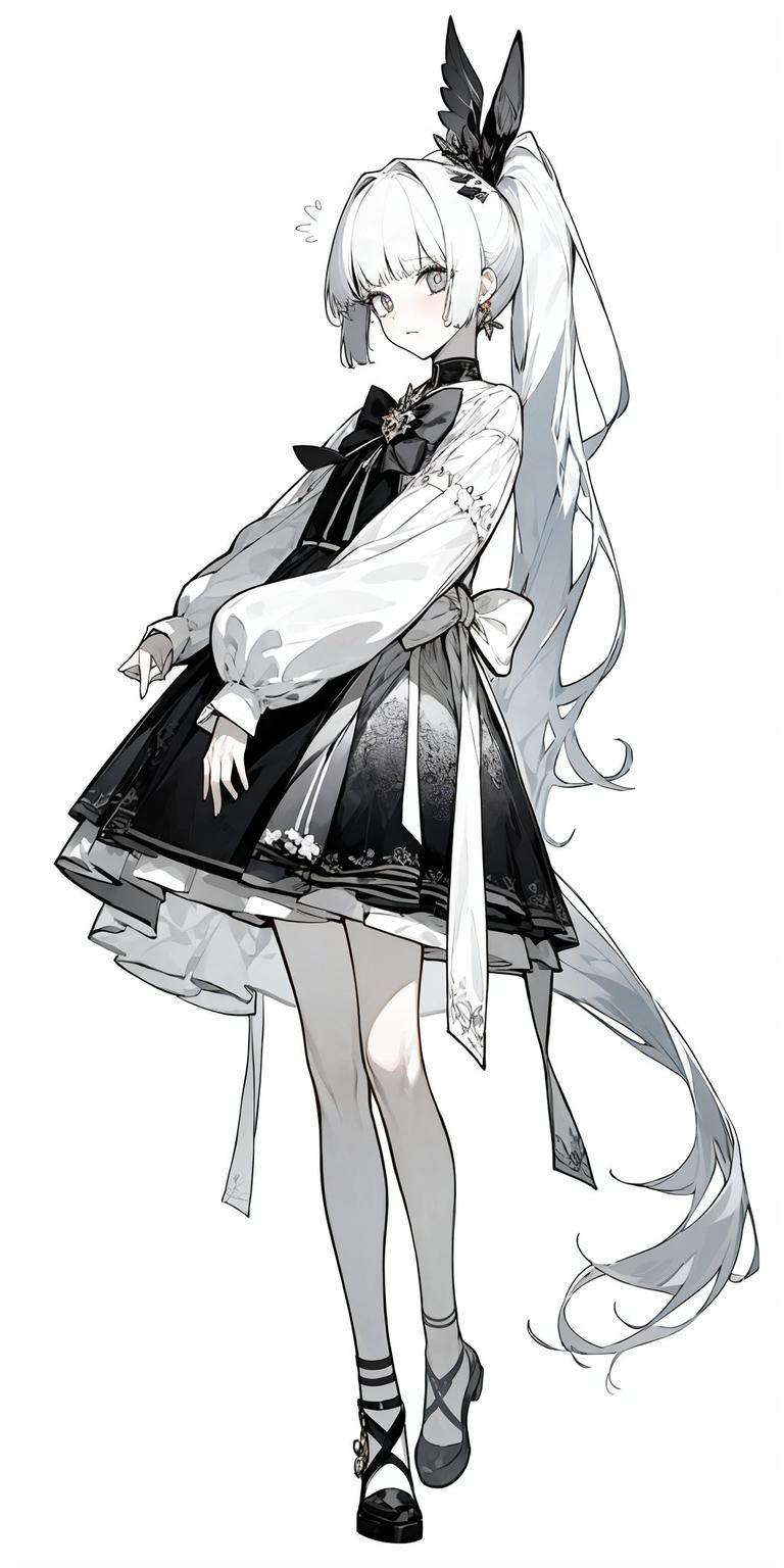 裙摆轻扬如诗如画