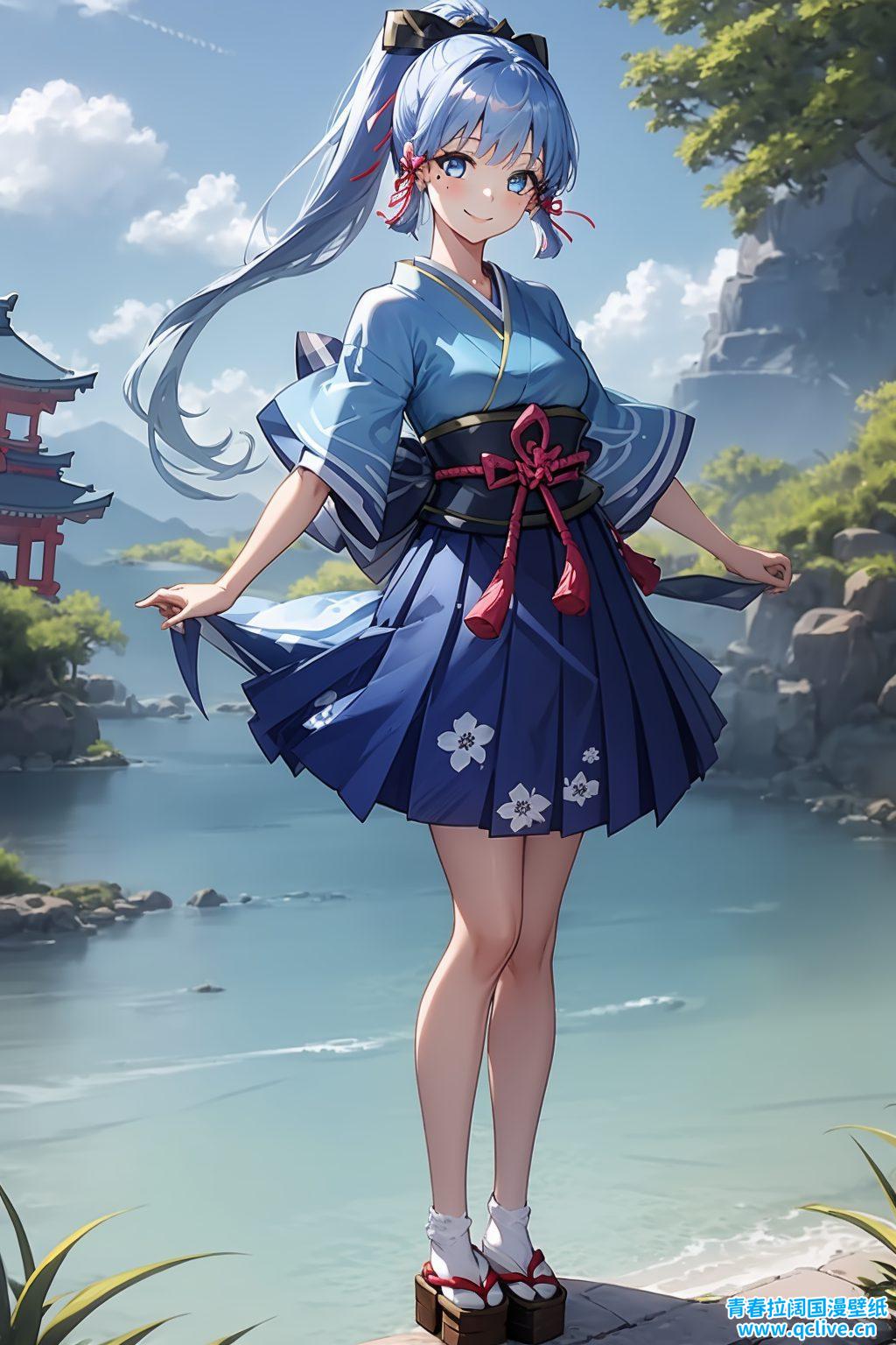都是对美的极致追求神里凌华的倩影