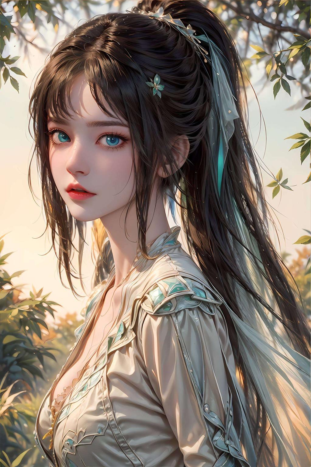 国漫女神的灵动风姿尽在这款活力四溢的桌面主题！精选少年歌行中的司空千落