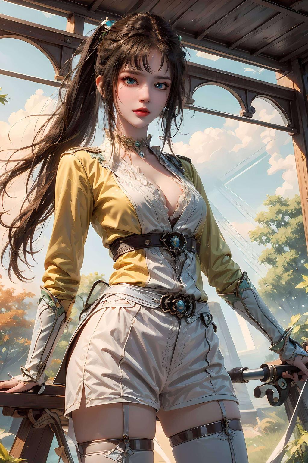 这款AI国漫美女同人壁纸每一帧都是精美壁纸图文的极致呈现