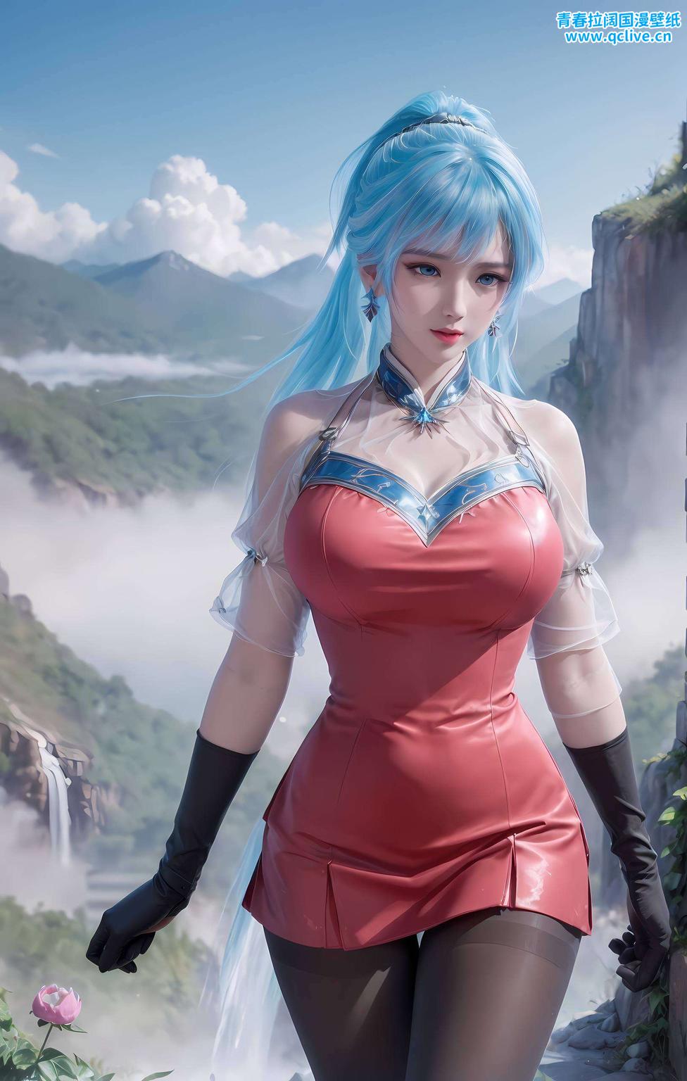 仿佛能引领你穿越至那奇幻的动漫世界黑暗的唐舞桐如同暗夜精灵般绽放光彩