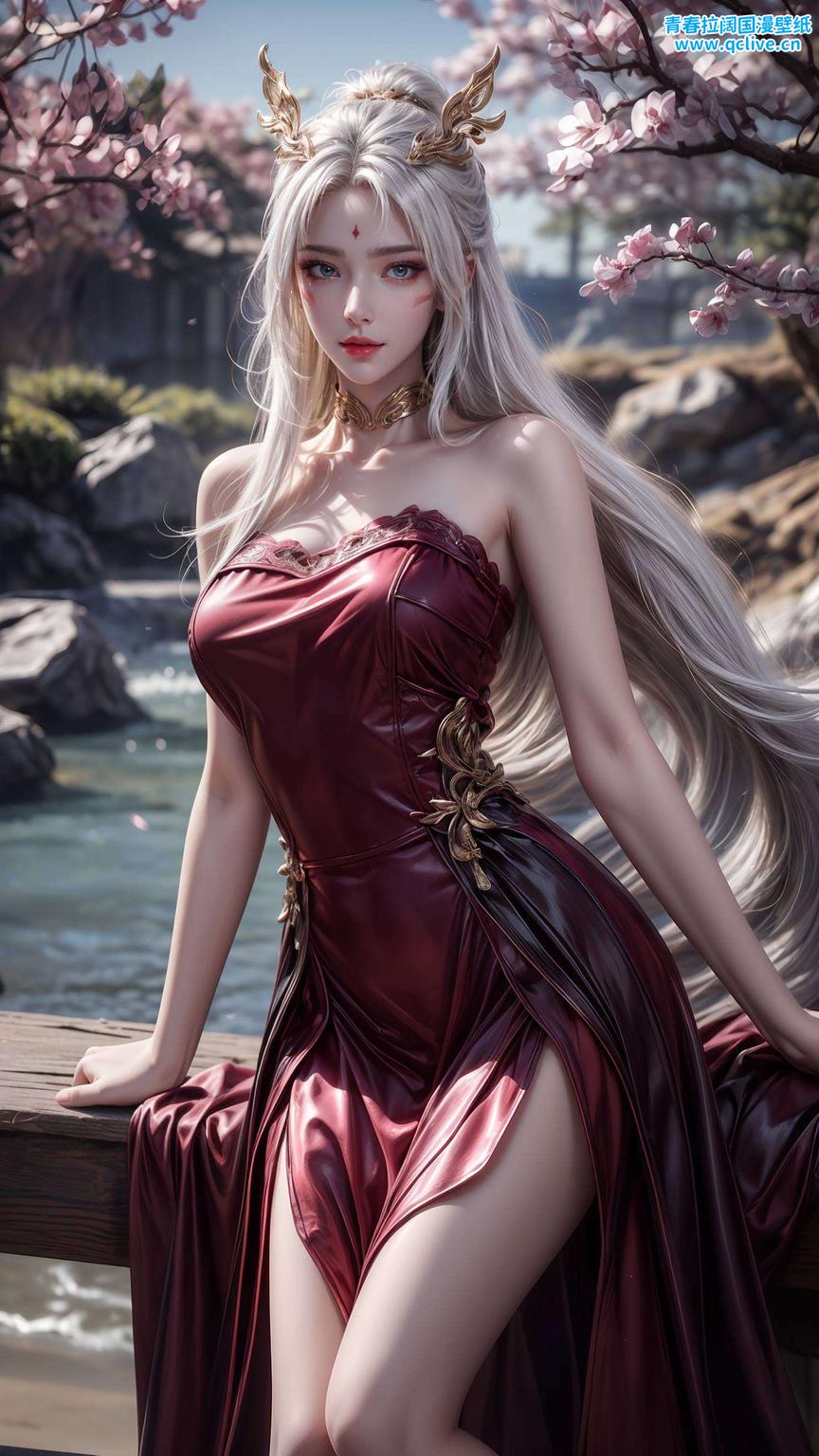 画面中的天狐仙子灵动飘逸以天狐仙子为主题