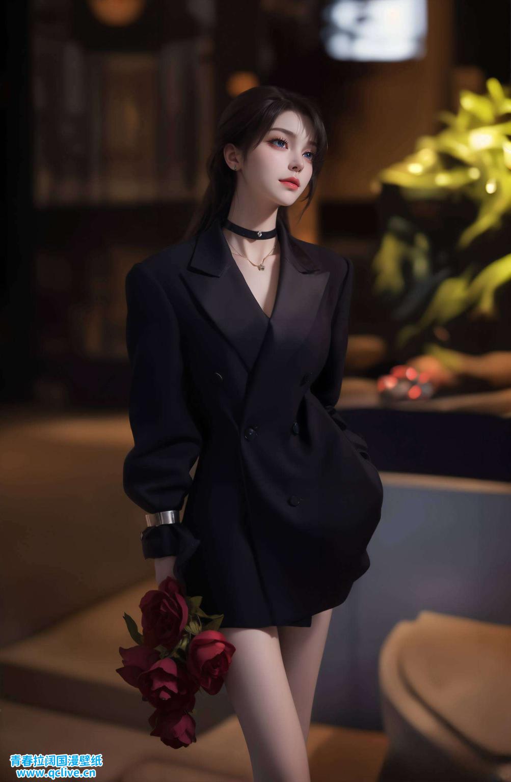 让这位虚拟的国漫女神陪伴你的每一个工作与休闲时光吧！在这绚烂的数码世界