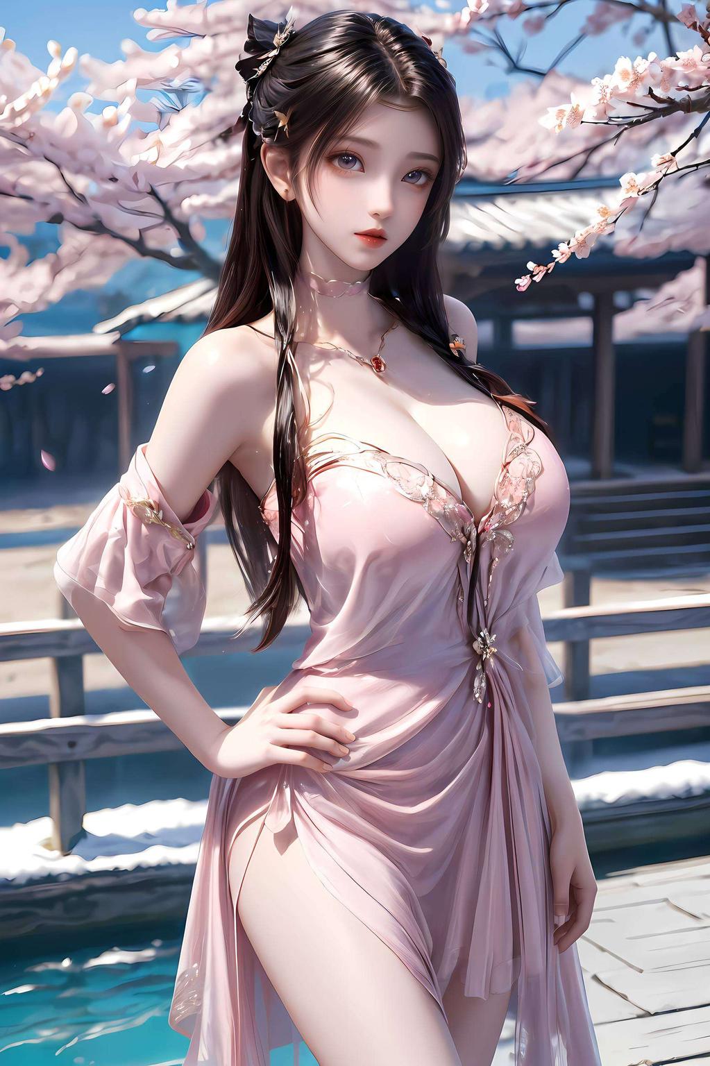 炫彩的抽象线条勾勒出她的灵动身姿这位国漫界的璀璨美女