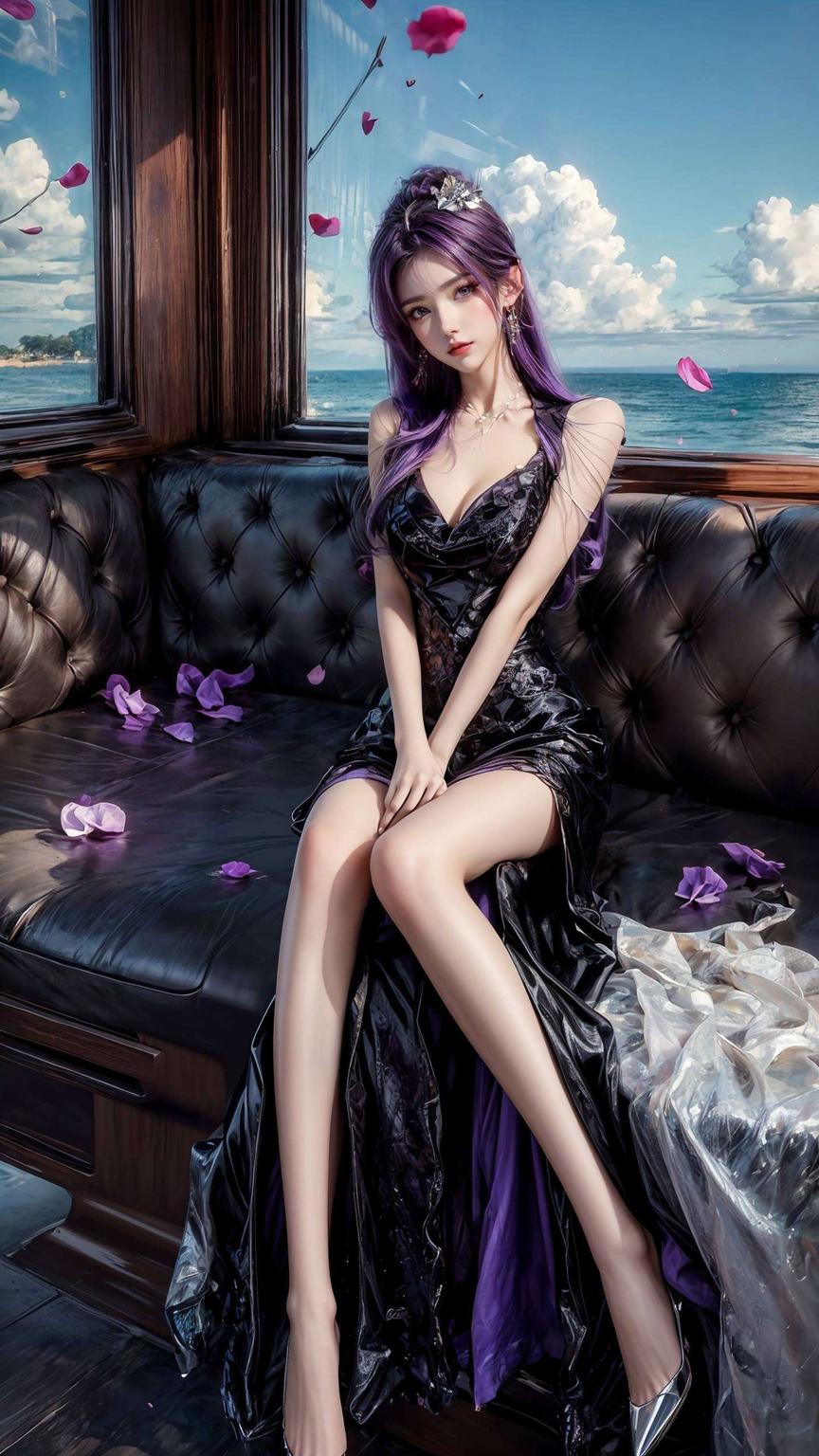 邂逅国漫女神的灵动瞬间！这款AI绘画人物动作参考图探索天穹壁纸图集