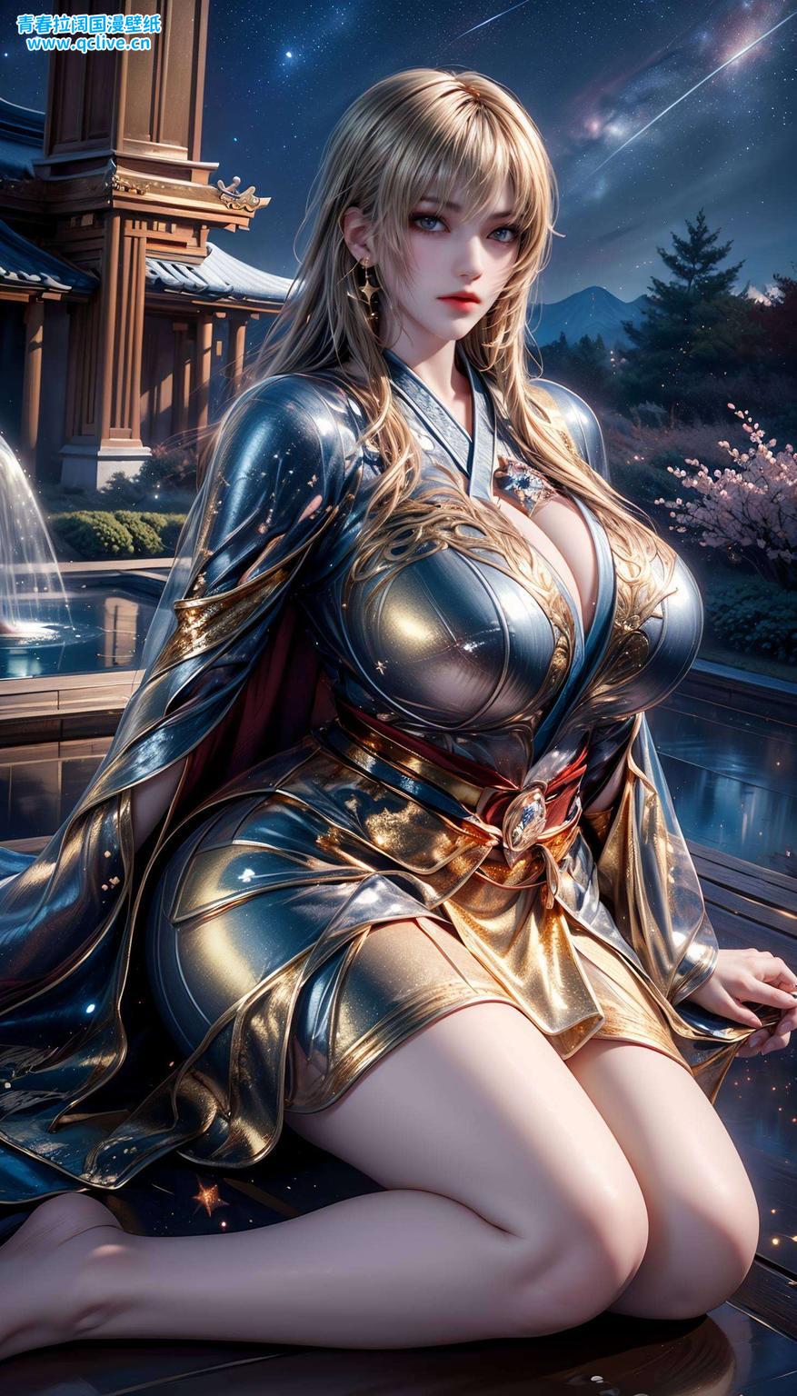 这款【国漫女神彦】AI条纹苹果风壁纸高清全屏