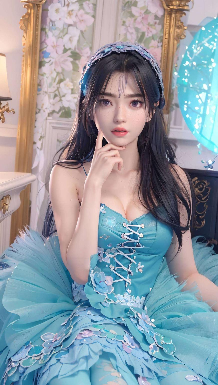 带来每日的愉悦心情这款可爱女角色的桌面背景