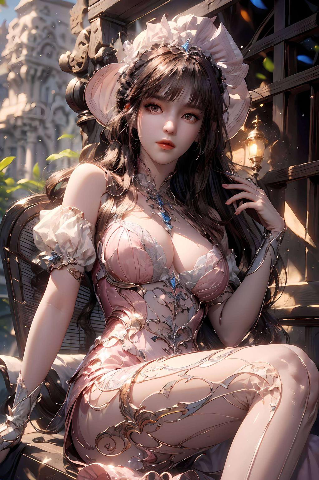 绽放出温柔的气息那碎花的图案仿佛在她指尖跳跃