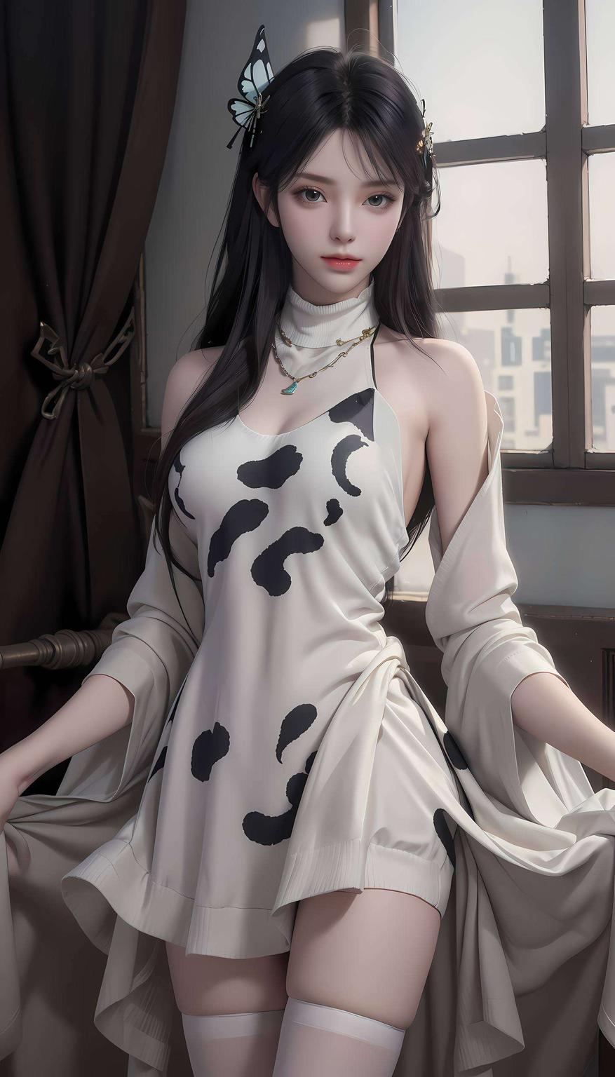 这款AI国漫美女建筑Win10壁纸墙纸让你在电脑前也能感受国漫的魅力