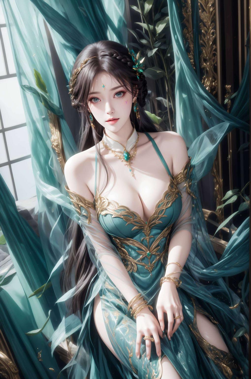 让每一次滑动都充满期待美得如同壁画中走出的国漫女神