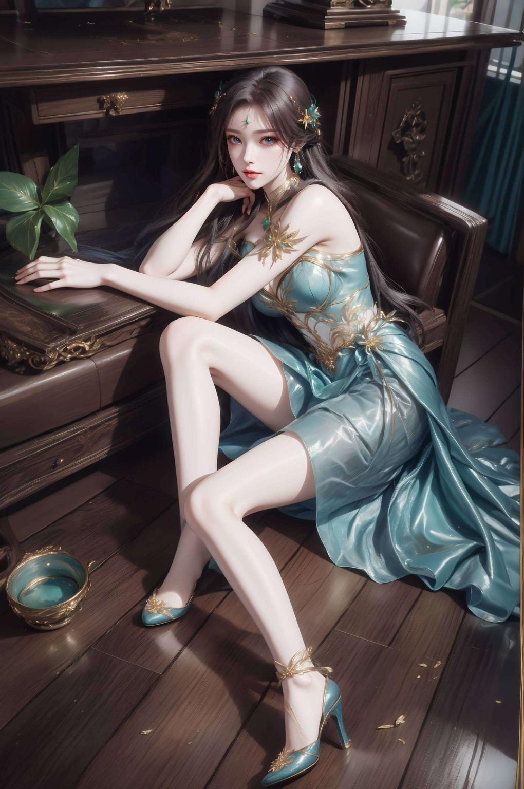 这款以萧薰儿为灵感的游戏壁纸完美呈现