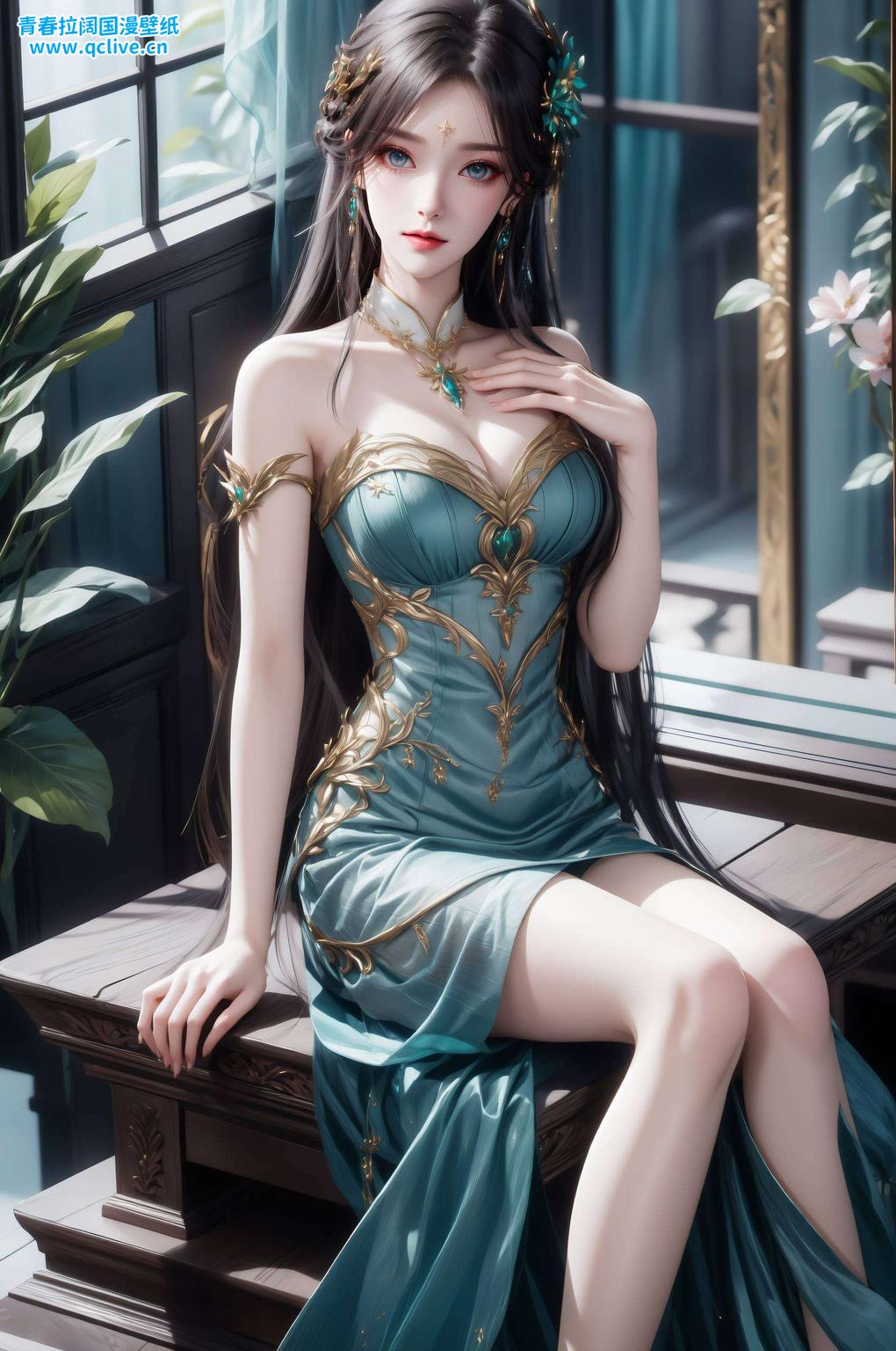 完美适配Win10系统这款以国漫美女萧薰儿为主题的古风动态壁纸