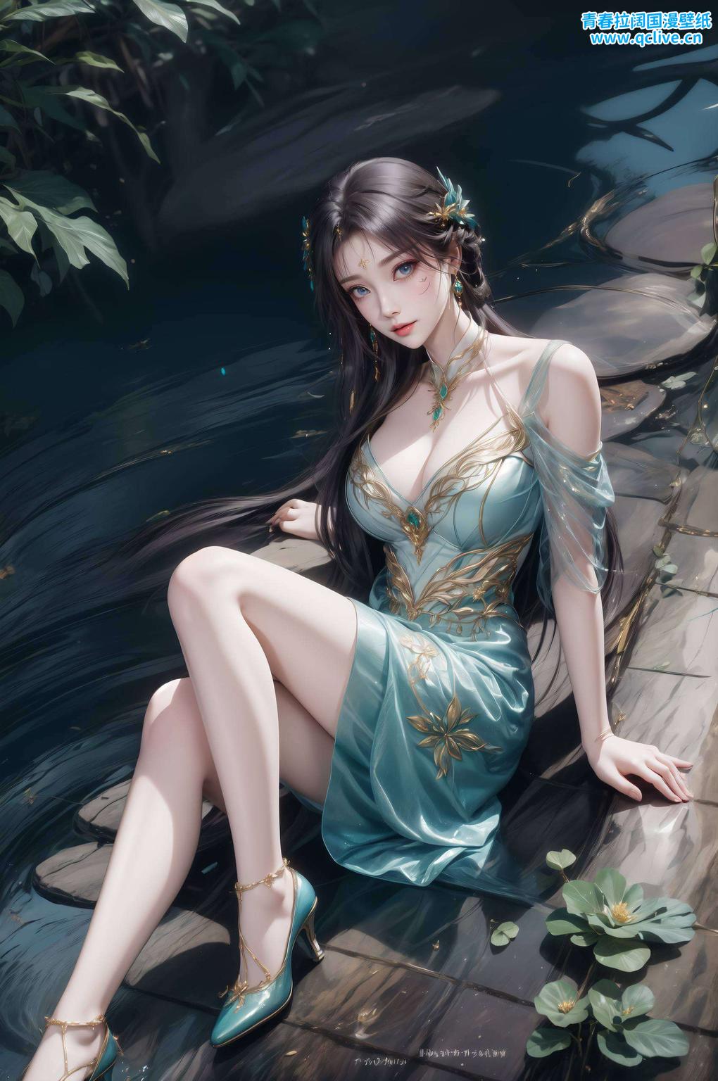 这款4K高清国漫女神唯美手机壁纸高清画质呈现每一细节