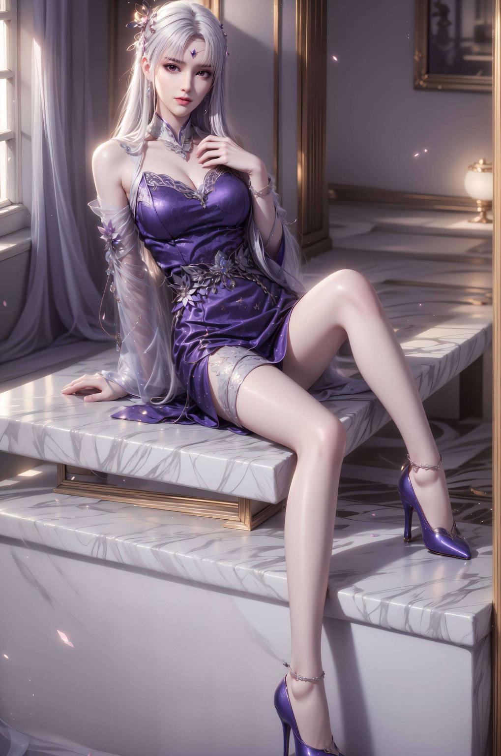 为疲惫的眼睛带来片刻的宁静与温暖她的全身图散发着国漫女神的独特魅力
