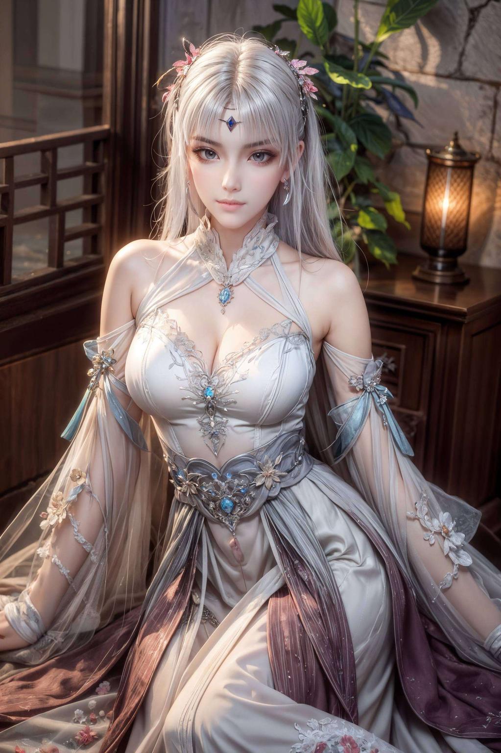 小医仙戴青纱遮面的形象若隐若现这款屏保壁纸融合了波普艺术的鲜艳色彩与苹果墙纸的自然纹理