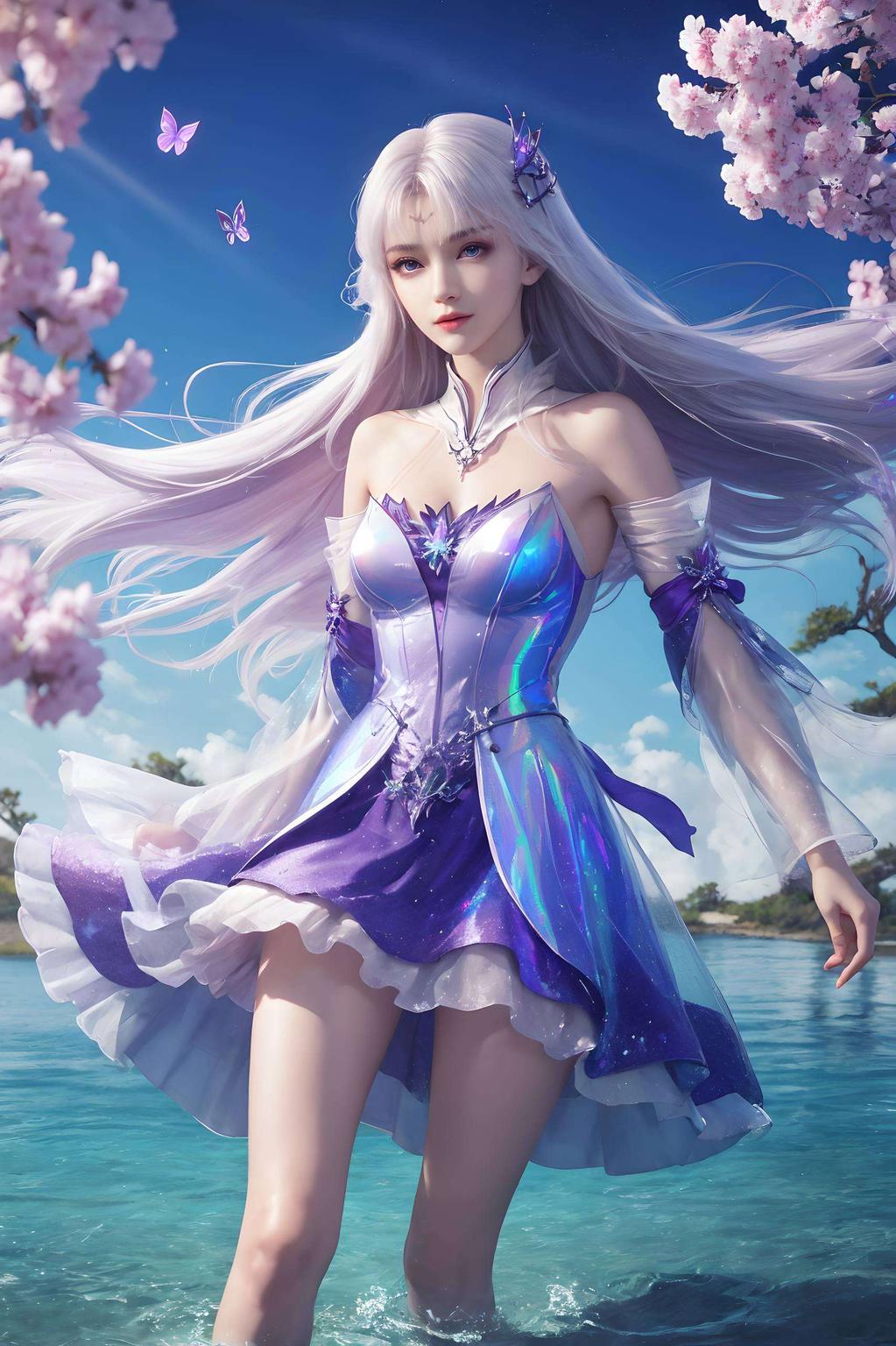 为你的电脑带来一抹生命的活力与宁静这幅宽屏壁纸