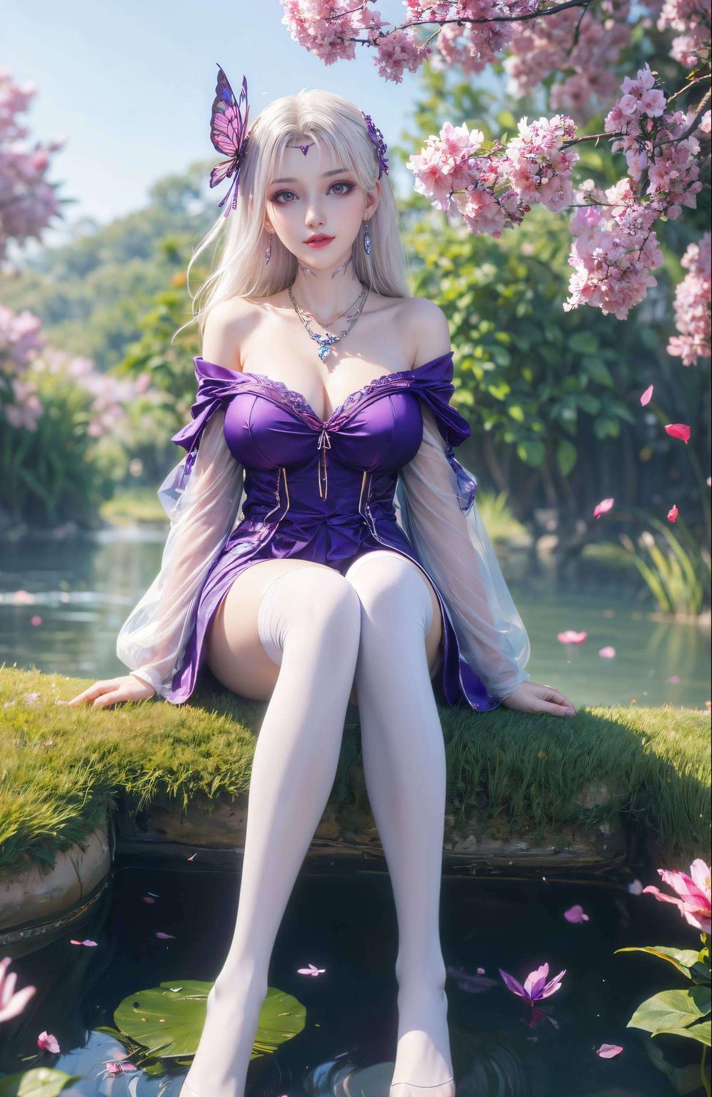 细腻的紫色背景上更蕴含着治愈人心的力量