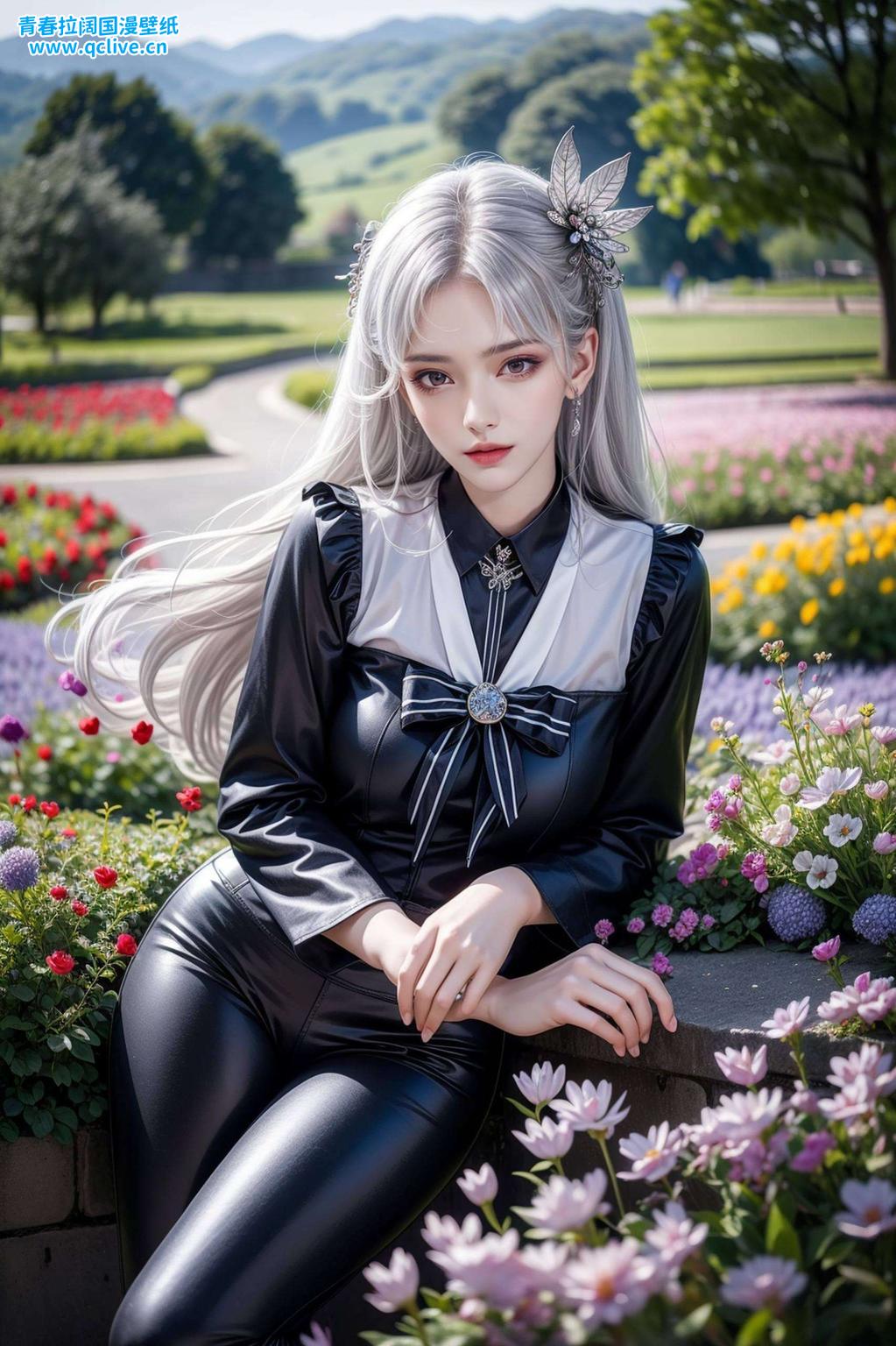 映衬出小医仙温婉娴静的气质为你的桌面带来一抹清新脱俗的风采