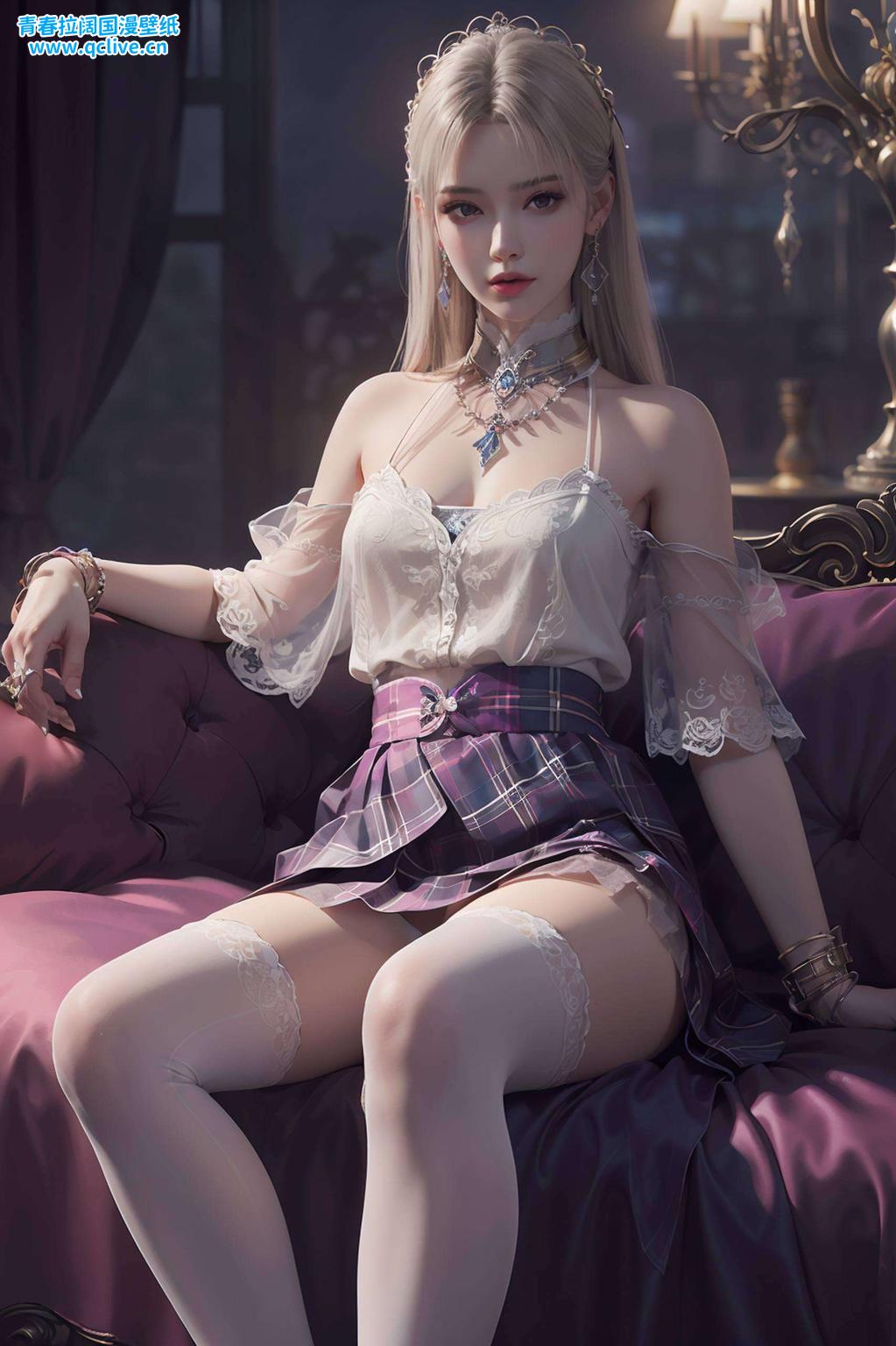 以1080p超清画质呈现带你领略AI美女的神秘魅力