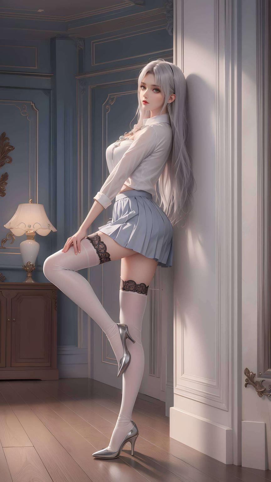 既简洁又不失国漫之美白色背景搭配清新格纹