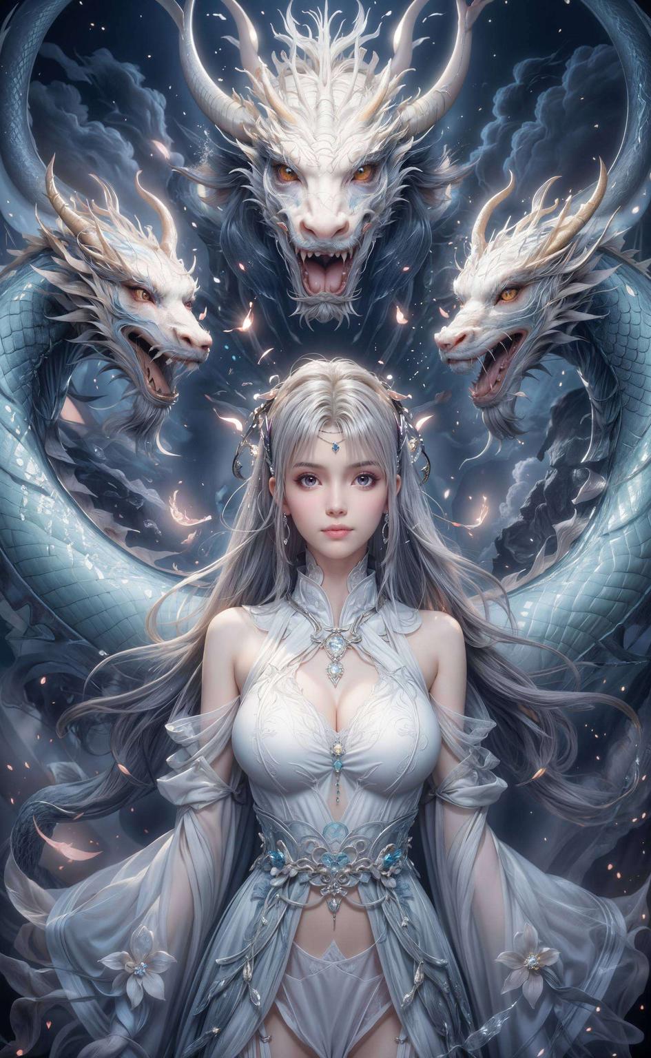 一台电脑映衬出高冷国漫小医仙的倩影紫色桌布如星辰般点缀