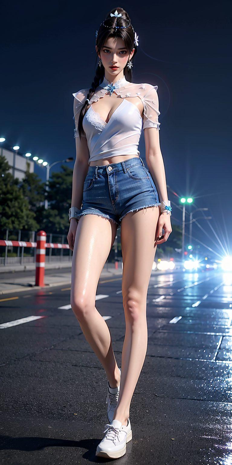 独特的渐变色彩细腻描绘出她每一次华丽转变的瞬间