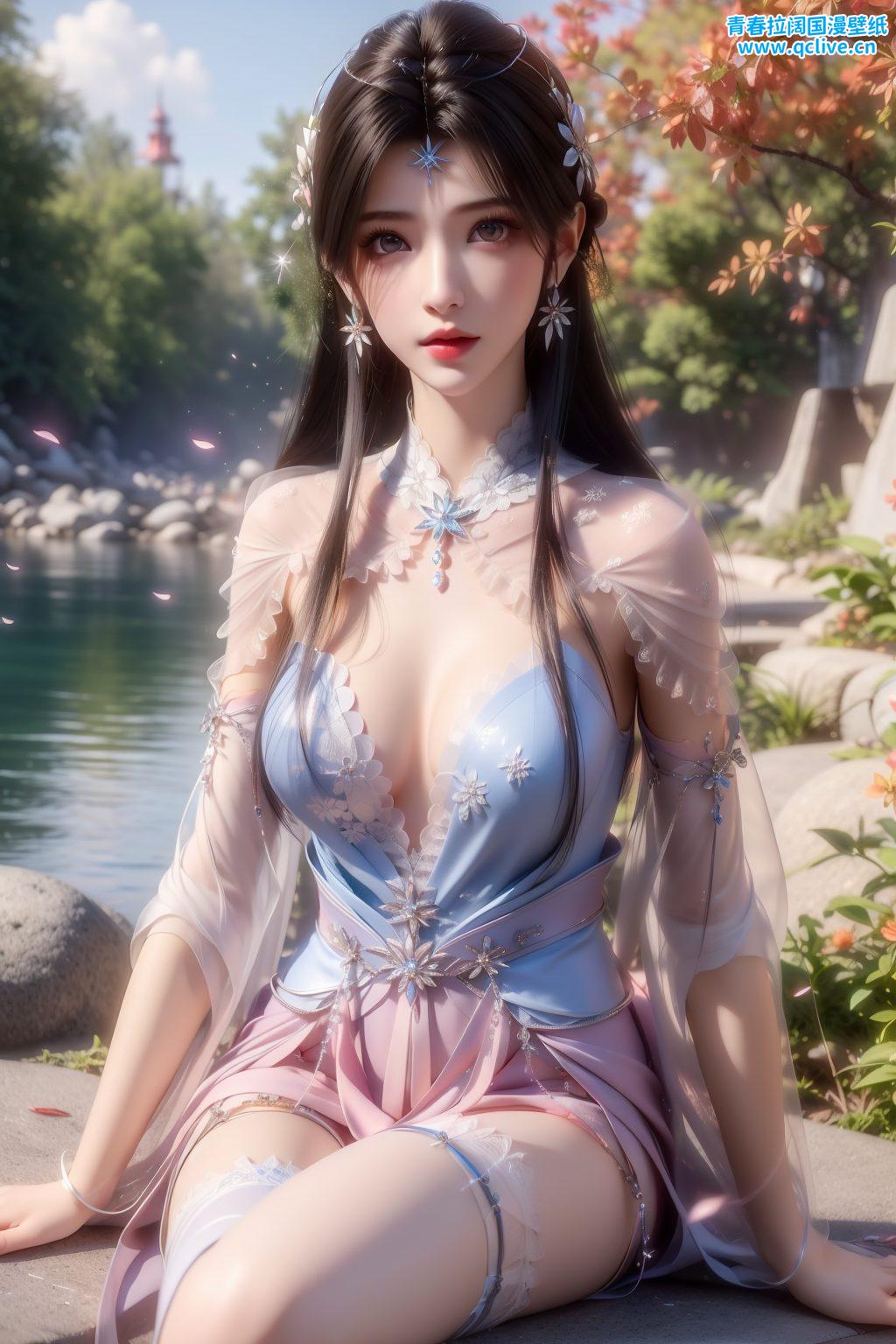 夏倾月色彩斑斓