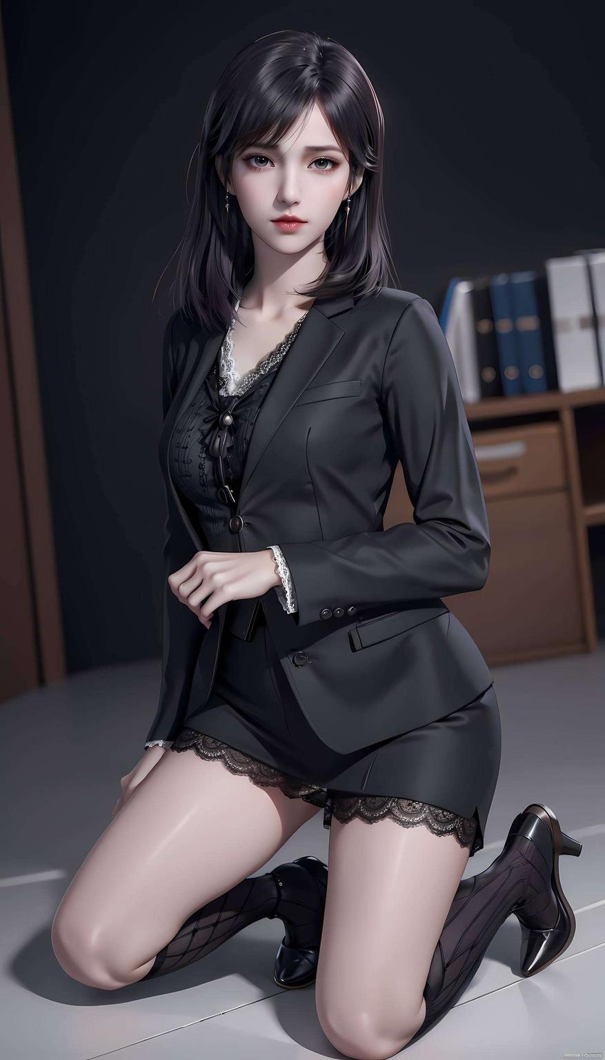 细腻的国漫美女线条与唯美桌佈相映成趣在徐欣的卡片壁纸中