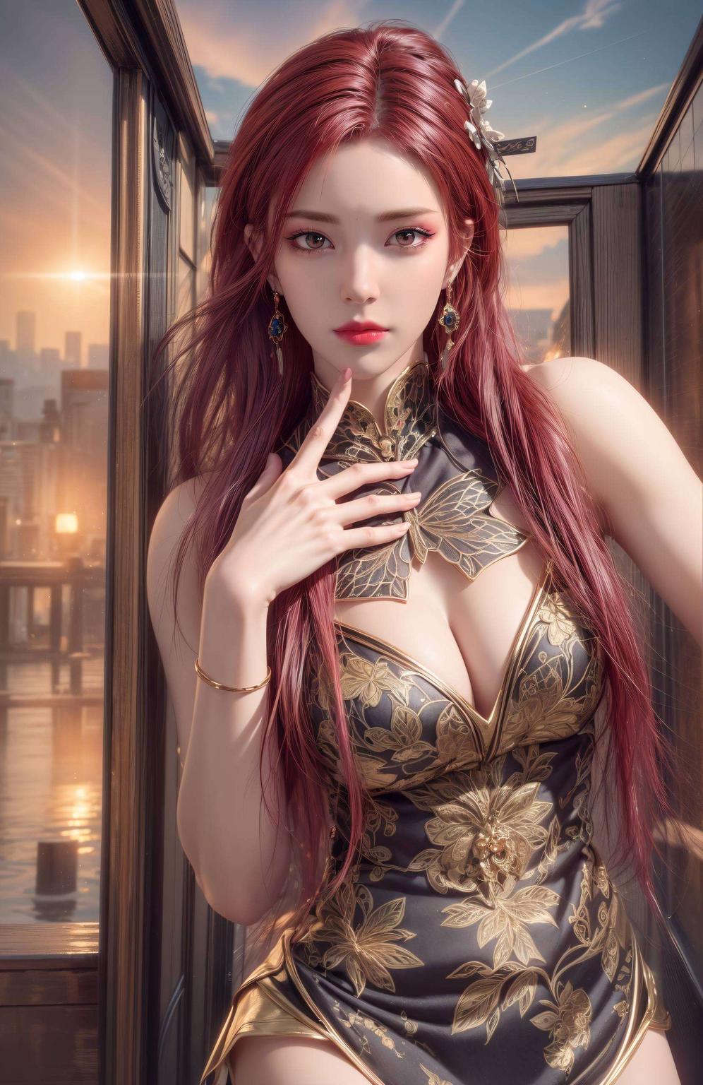 清新脱俗这款国漫美女壁纸