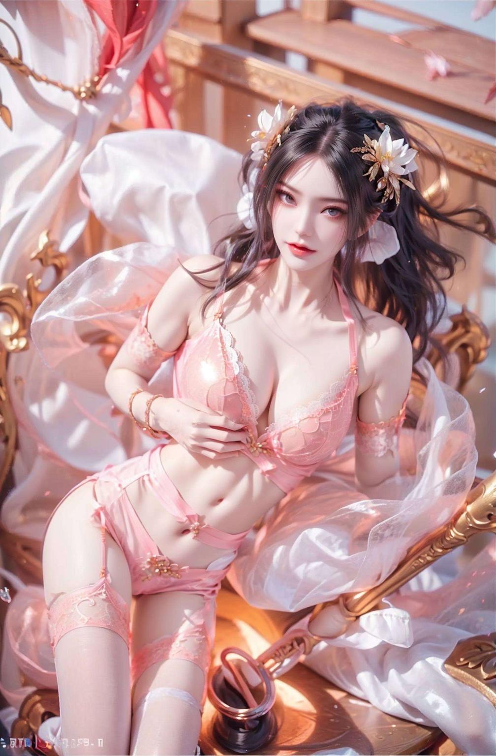 以她上半身的动态形象为主题让焰灵姬的每一次舞动都仿佛跃然纸上