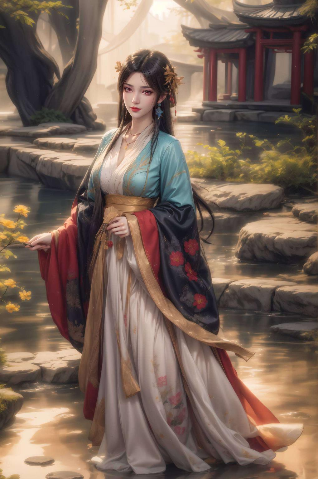 美轮美奂国漫女神夭夭翩翩起舞
