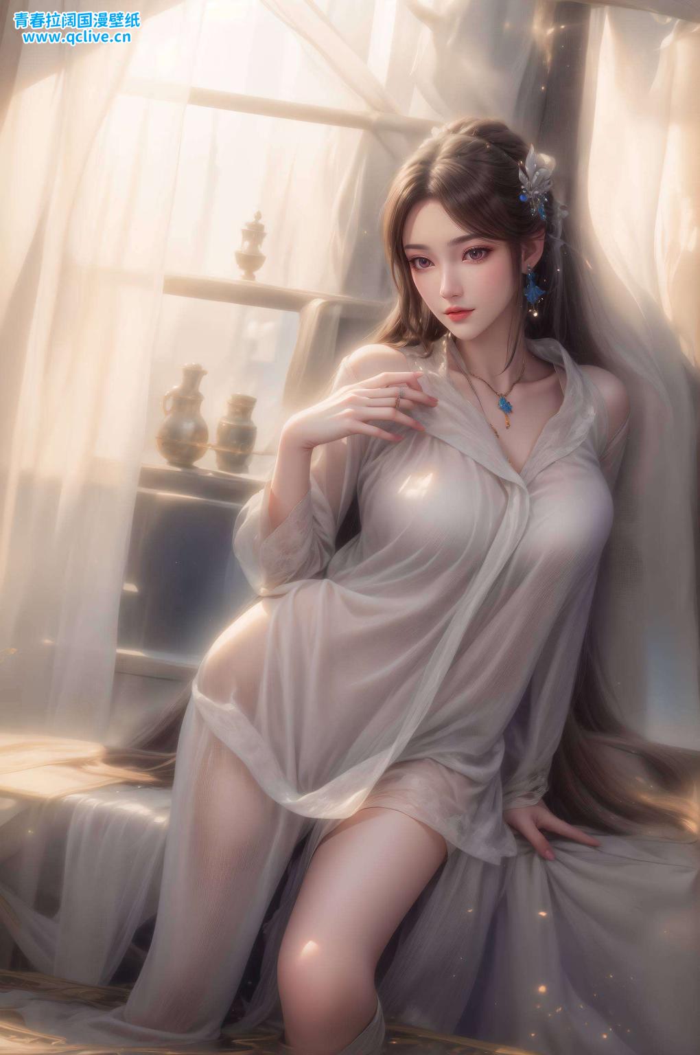 将国漫美女的甜美笑容与元尊夭夭的3D同人形象完美融合让最美的她成为你手机屏幕上的独特风景