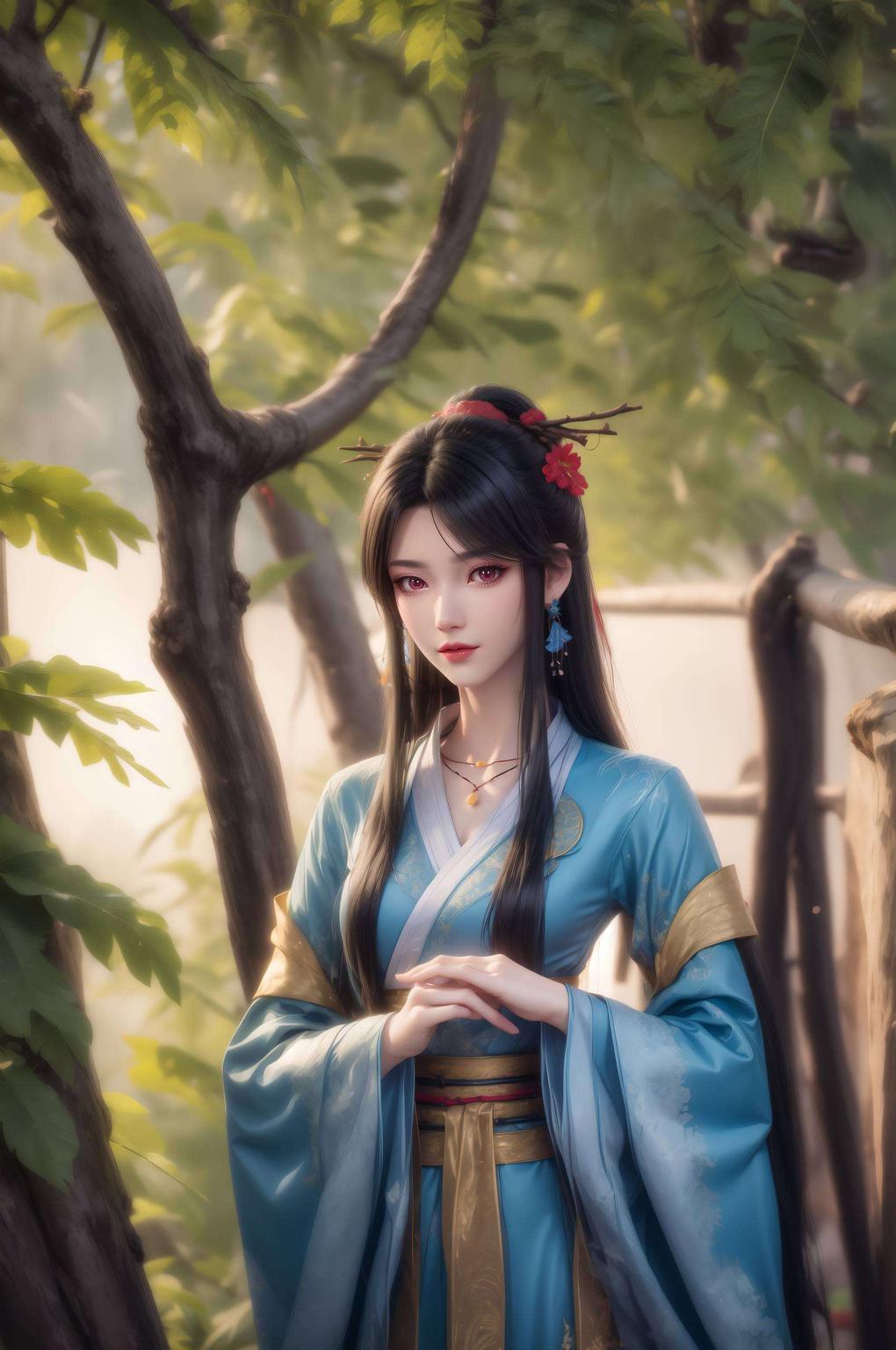 每一帧都如诗如画让你感受细腻的画面与国漫美女的魅力