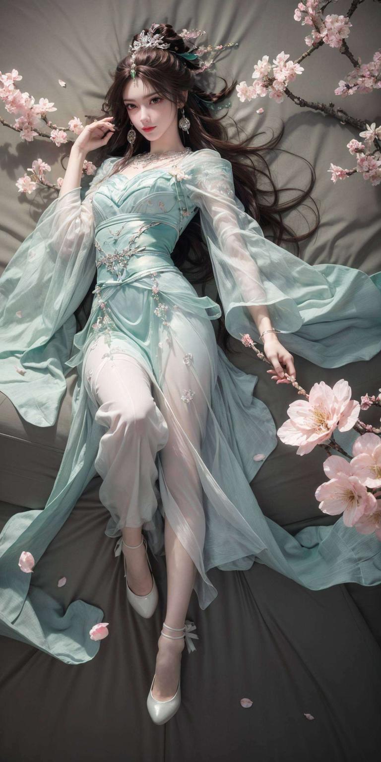 为你的电脑桌面带来一场视觉盛宴这款AI国漫女生丝绒超高清4K艺术壁纸