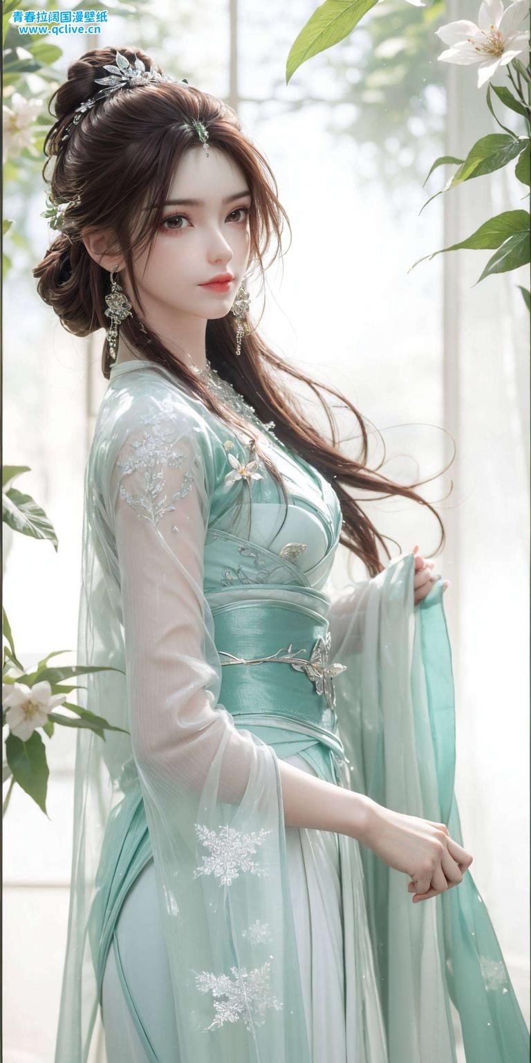 融合国漫美女潮图绘制奇幻国漫风